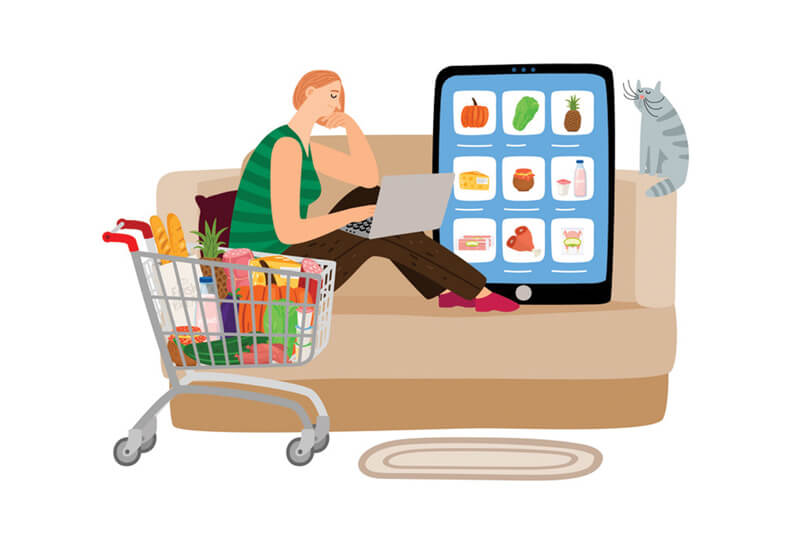 مزایای سوپرمارکت آنلاین